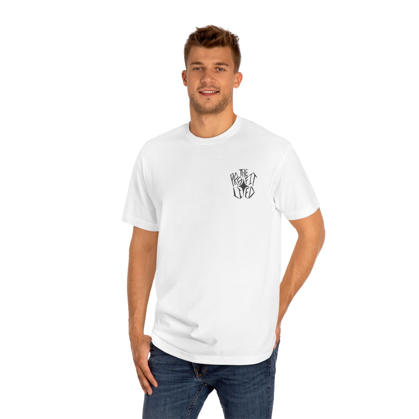 The Profit Lied Tee (White Variant)